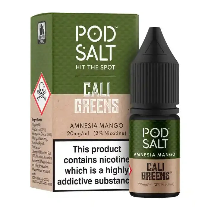 POD SALT AMNESIA MANGO 30ML NICOTINE SALT E-LIQU...