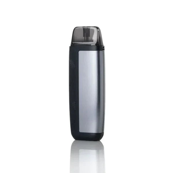 Single VOOPOO FIND S 12W Pod System in metallic silver with black trim, highlighting its modern, minimalistic design.