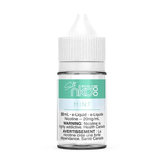 Naked 100 Salt Nicotine Salts Mint 30ML eLiquid bottle