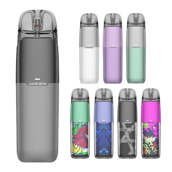 Multiple colorful Vaporesso Luxe Q2 Pod Vape kits