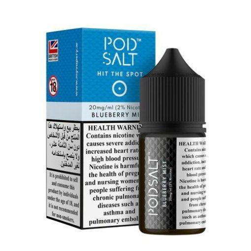 Pod Salt Core Blueberry vape bottle