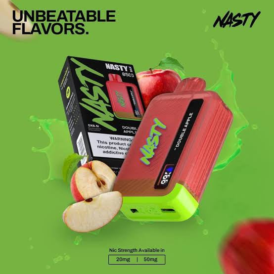 Nasty Bar Vape 8500 Puffs disposable with apple flavor