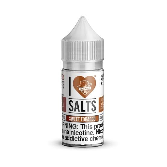 I Love Salts Sweet Tobacco Nicotine Salt 30ml e-liquid bottle