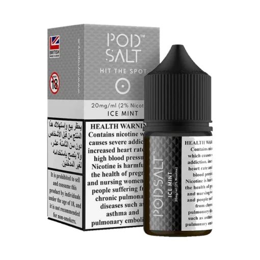 Pod Salt Ice Mint vape bottle