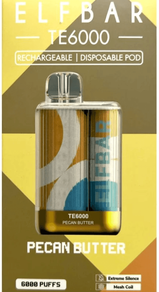 ELF BAR TE6000 Vape - Rechargeable, Fruity Flavors