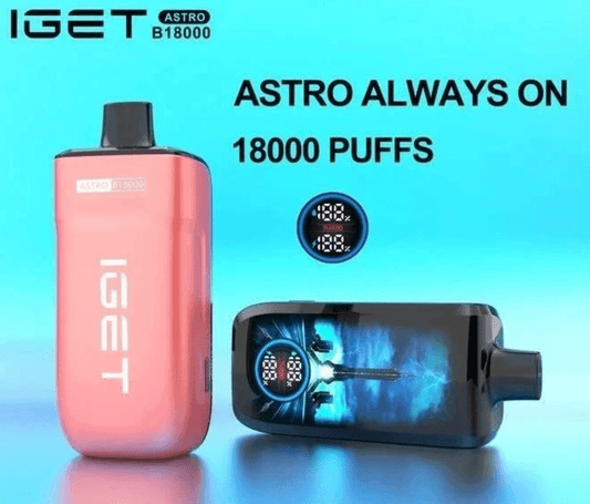 GET ASTRO 18K PUFFS  50mg (5% ) - Flavour Kart