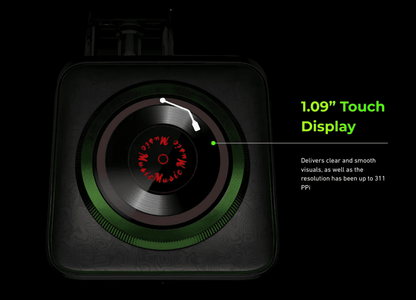 Vaporesso XROS 5 Nano pod system featuring a 1.09” touch display with 311 PPI resolution for clear visuals and smooth user interaction.