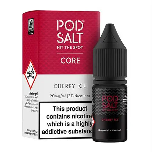 Pod Salt Cherry Ice vape bottle