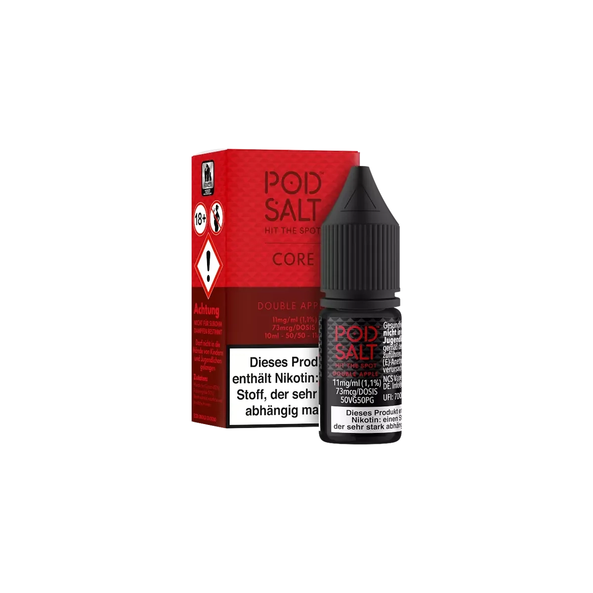 Pod Salt Cuban Creme vape bottle