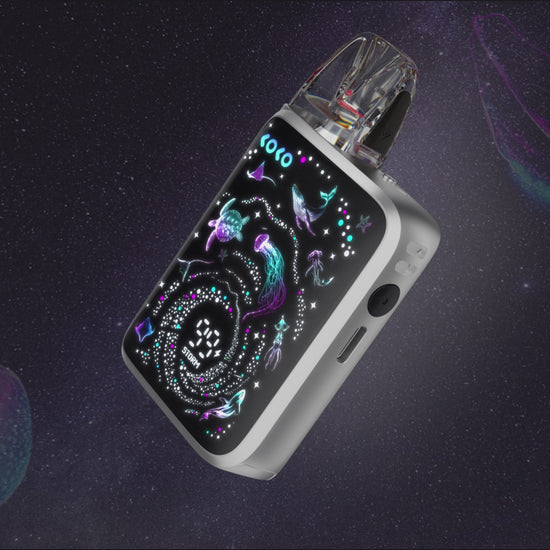 Caliburn G5 KOKO vape with starry ocean display
