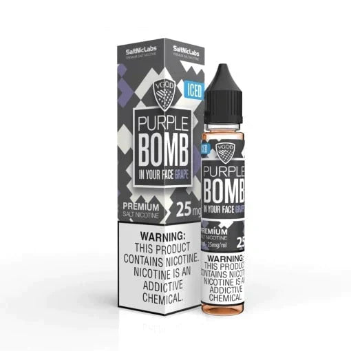 VGOD Purple Bomb Face Grape Nic Salt 25mg