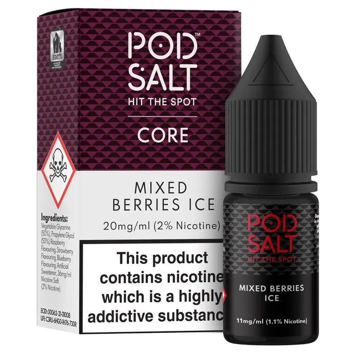 Mixed Berries Vape Juice - POD SALT ICE Blend