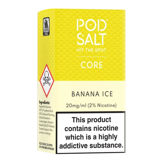 Banana Ice Pod Salt Nicotine E-Liquid 30ml